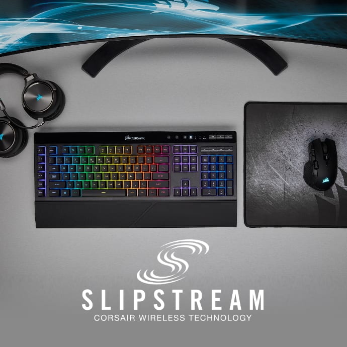 corsair slipstream vs logitech lightspeed