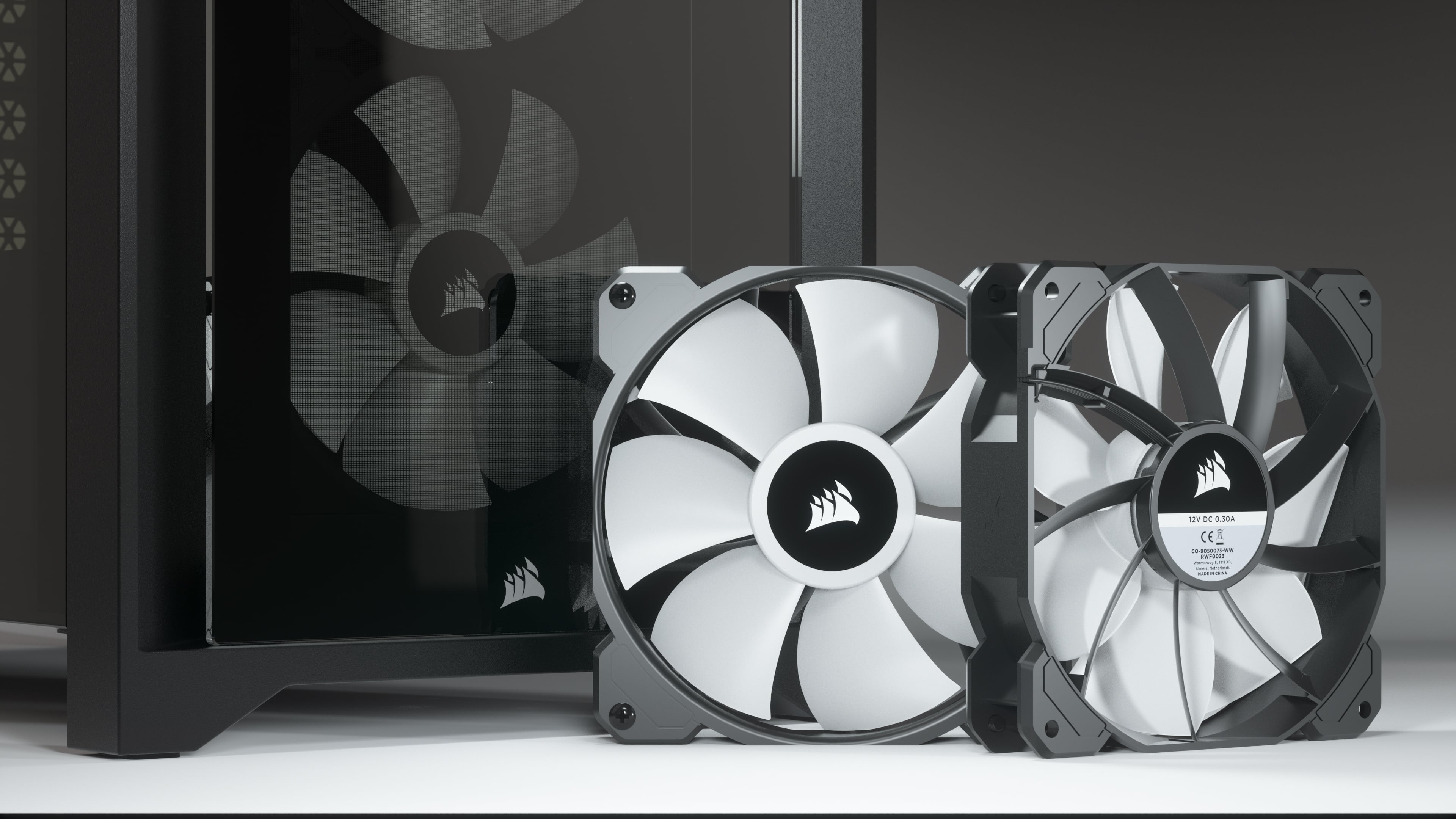 corsair airflow 4000d fans