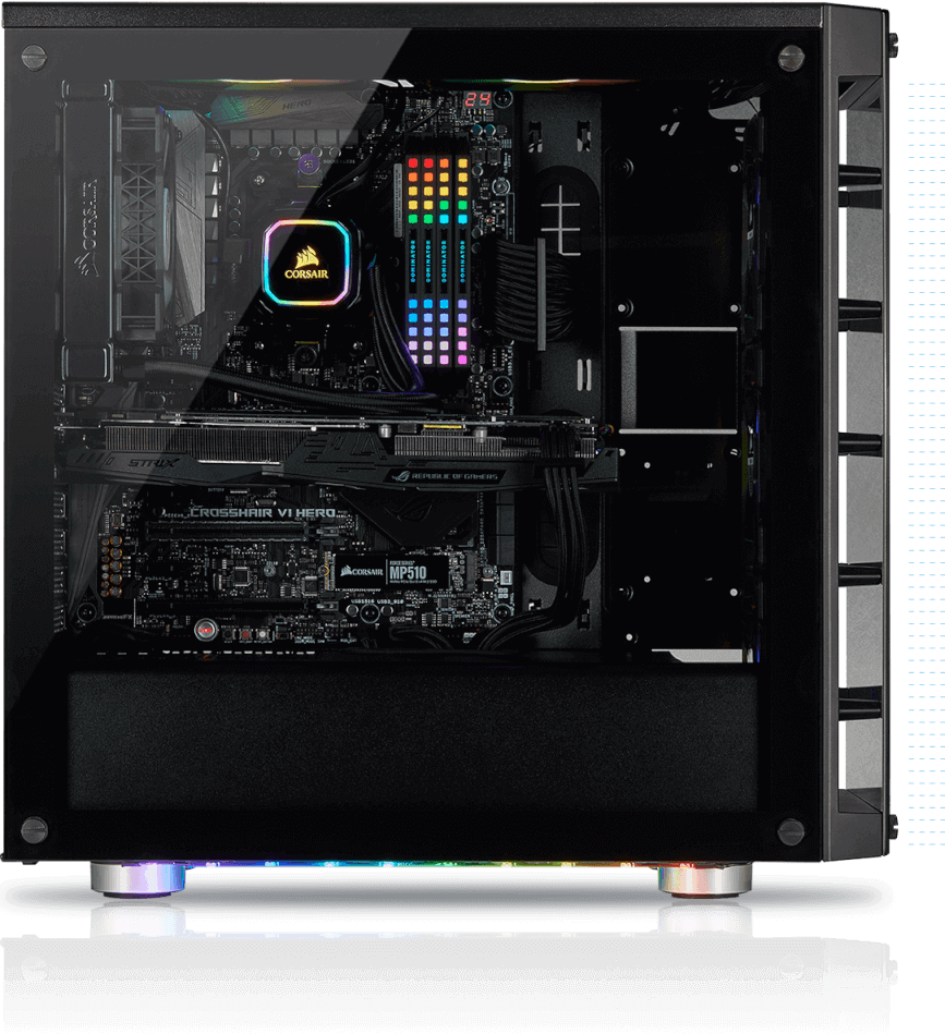 Icue 465x Rgb Se Mid Tower Atx Smart Case