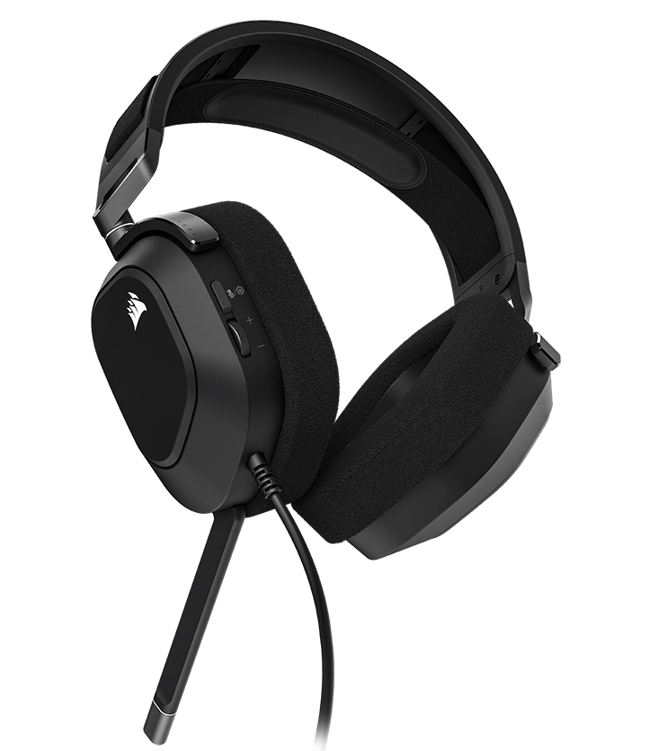 HS80 USB Wired Gaming Headset — Carbon (AP)