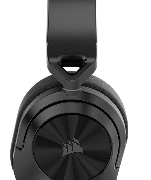 Side profile shot of the HS55 WIRELESS CORE gaming headset.