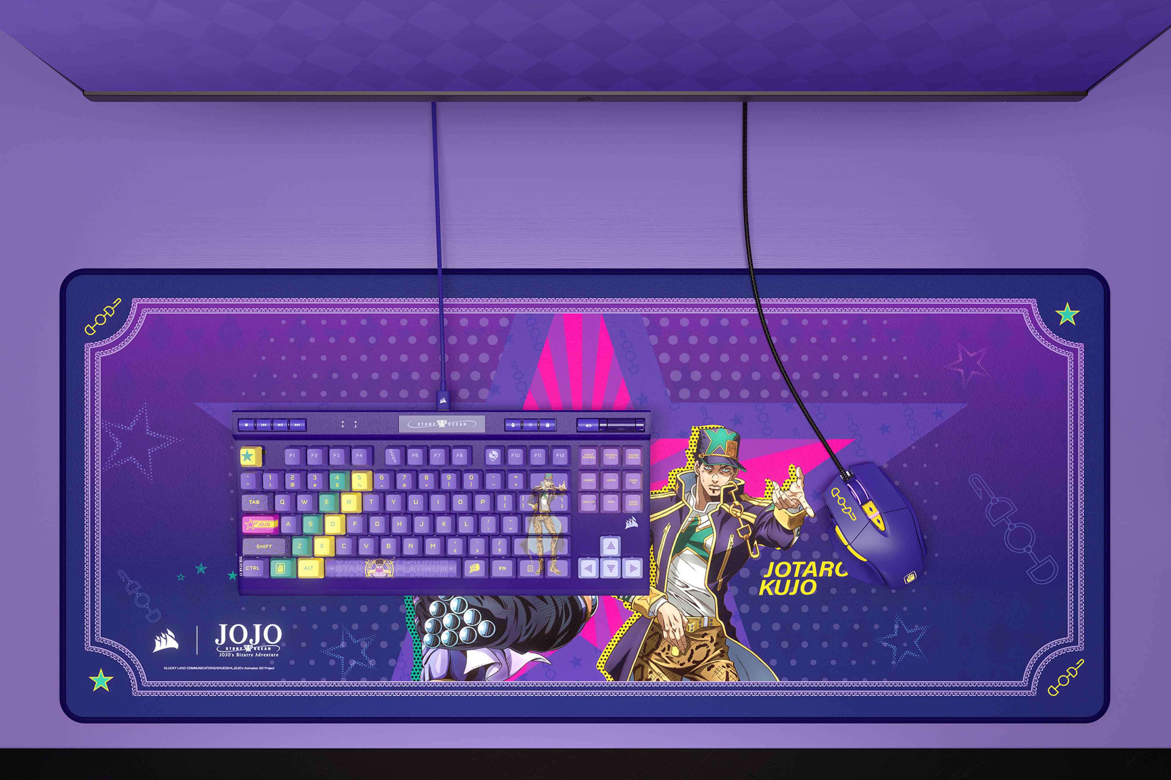 K70 RGB TKL JOJO Stone Ocean Mechanical Gaming Keyboard – Jotaro Edition