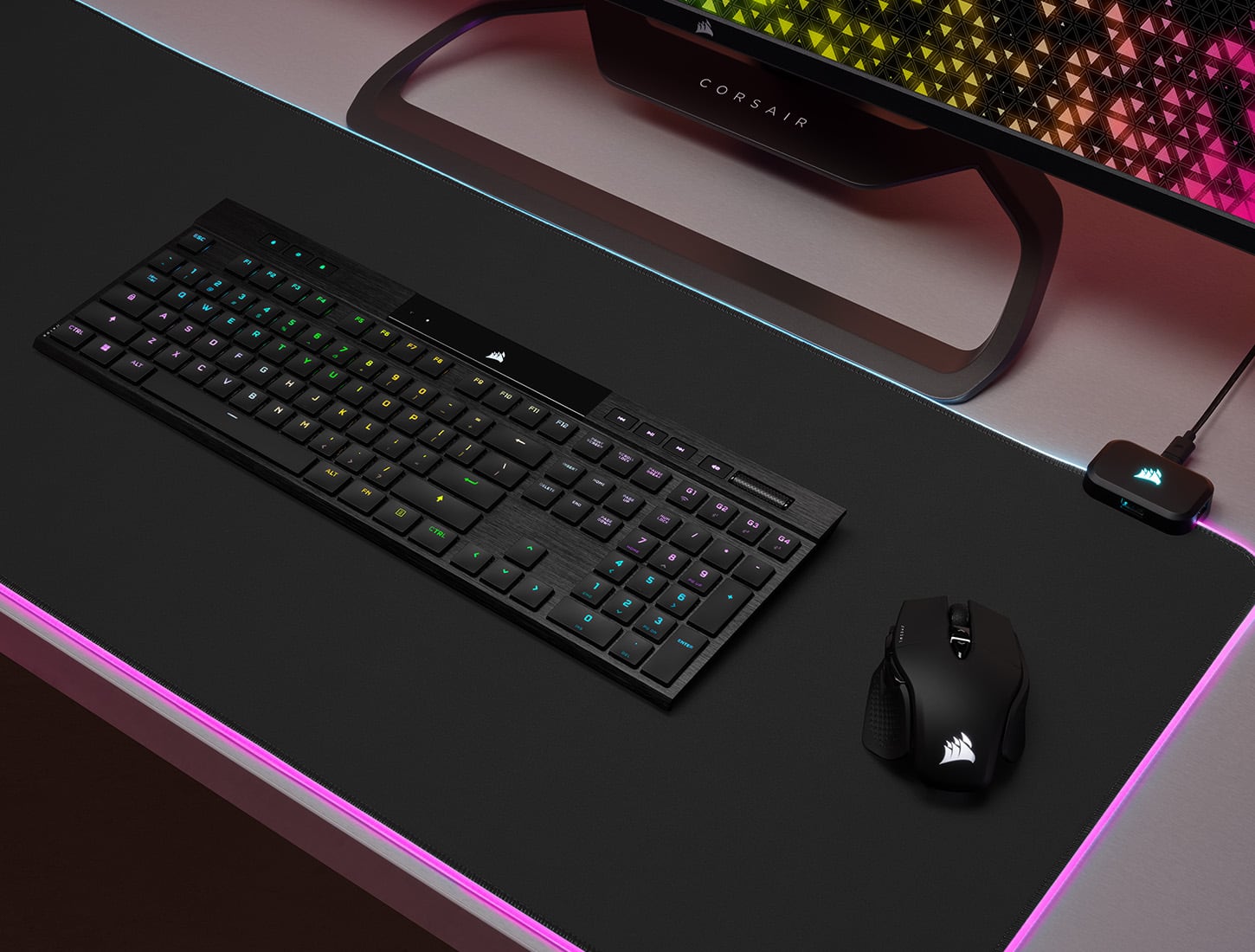 K100 AIR WIRELESS RGB Ultra-Thin Mechanical Gaming Keyboard