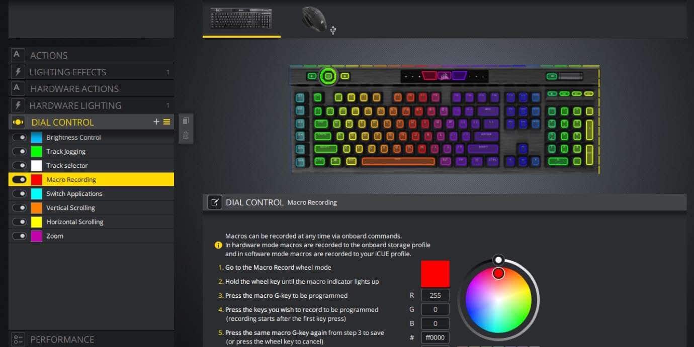 K100 RGB Optical-Mechanical Gaming Keyboard - Midnight Gold