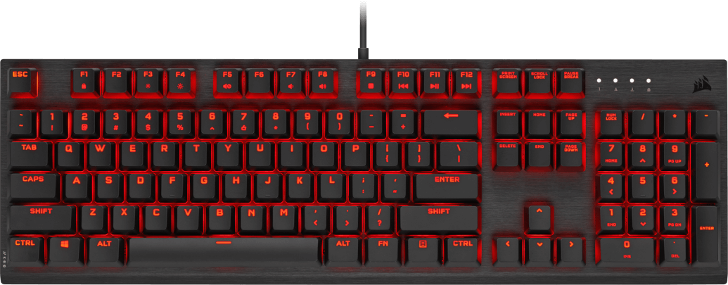 corsair k60 pro red led