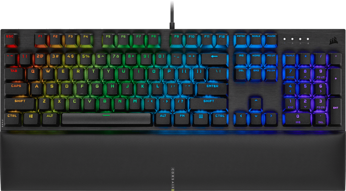 F.Kr. sejle reparere K60 RGB PRO SE Mechanical Gaming Keyboard — 100% CHERRY MV Mechanical  Keyswitches — Black