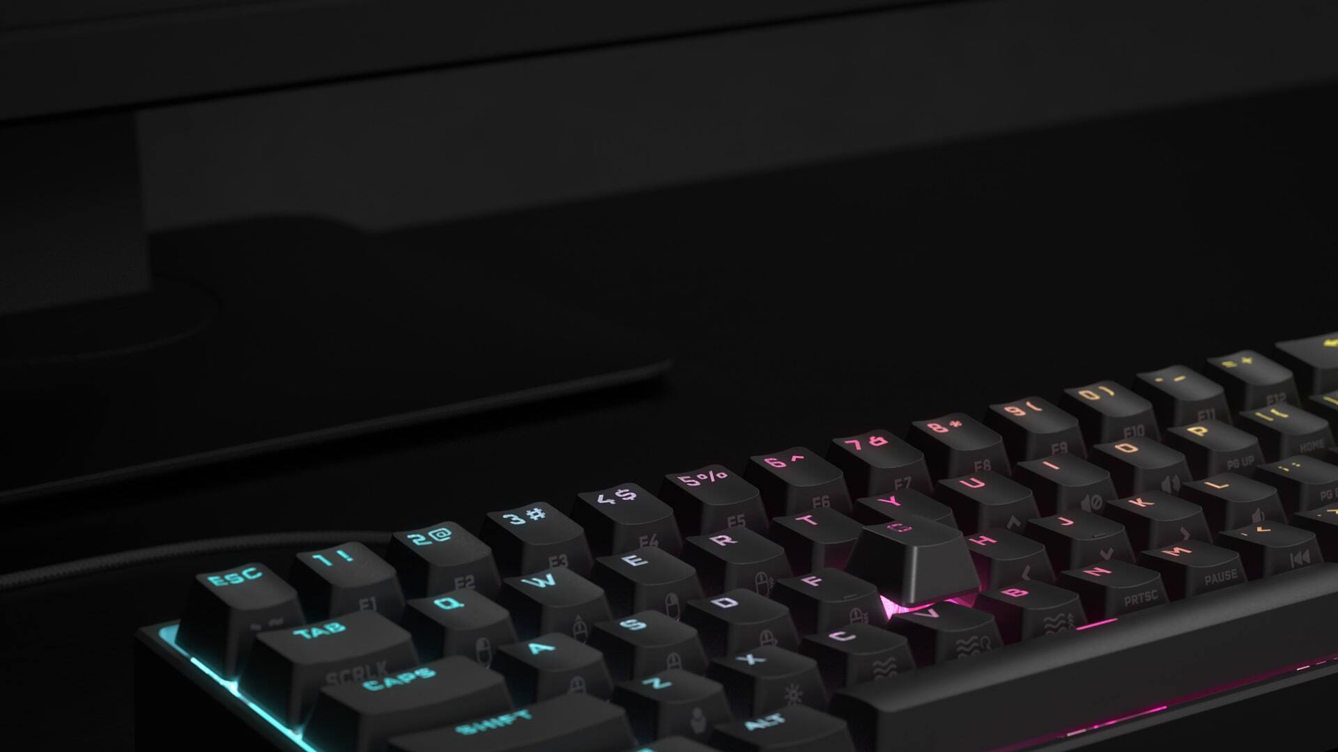 corsair k65 cherry mx brown