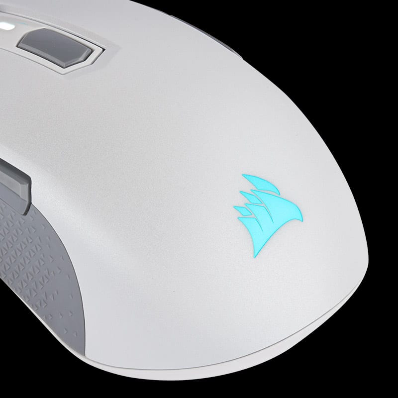 M55 RGB PRO Ambidextrous Multi-Grip Gaming Mouse — White