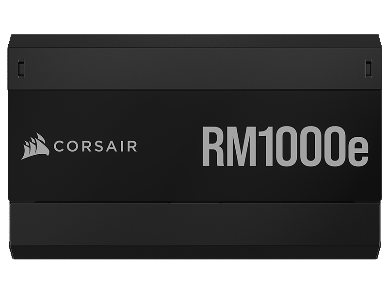 Close up on CORSAIR RMe power supply