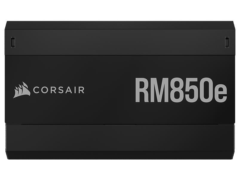 Close up on CORSAIR RMe power supply