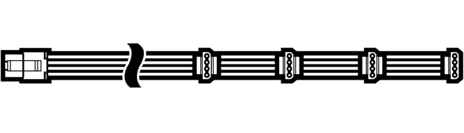 CORSAIR PATA (4-pin) cable illustration