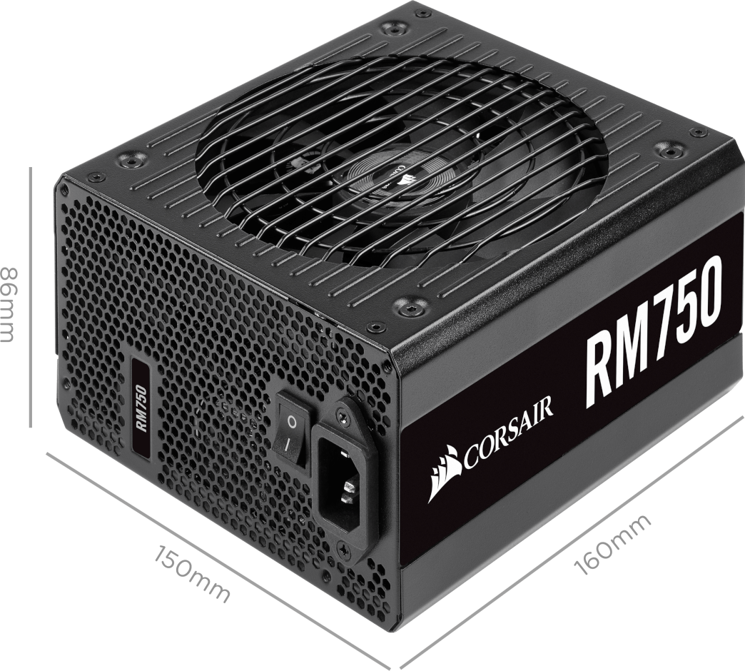 Rm Series Rm750 Alimentation Entierement Modulaire 750 Watts Certifiee 80 Plus Gold