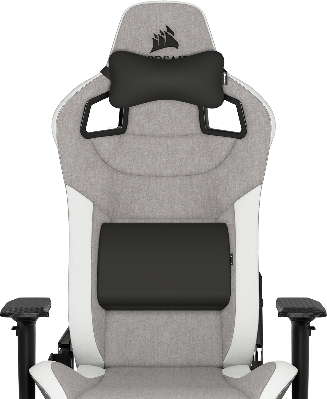 T3 RUSH Gaming Chair — Gray/White
