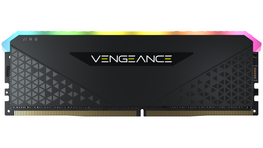 Black Dynamic RGB Lighting, Preset Lighting Profiles, Tight Response Times, Compatible with Intel & AMD 300/400/500 Series Corsair Vengeance RGB RS 16GB 2x8GB DDR4 3600MHz C18 Desktop Memory